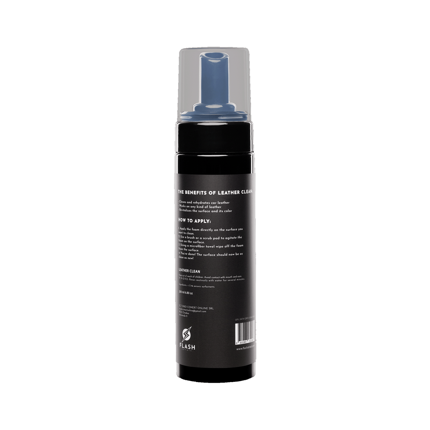LEATHER CLEAN 200 ML – LEDER-REINIGUNGSSCHAUM FÜR FAHRZEUGLEDER