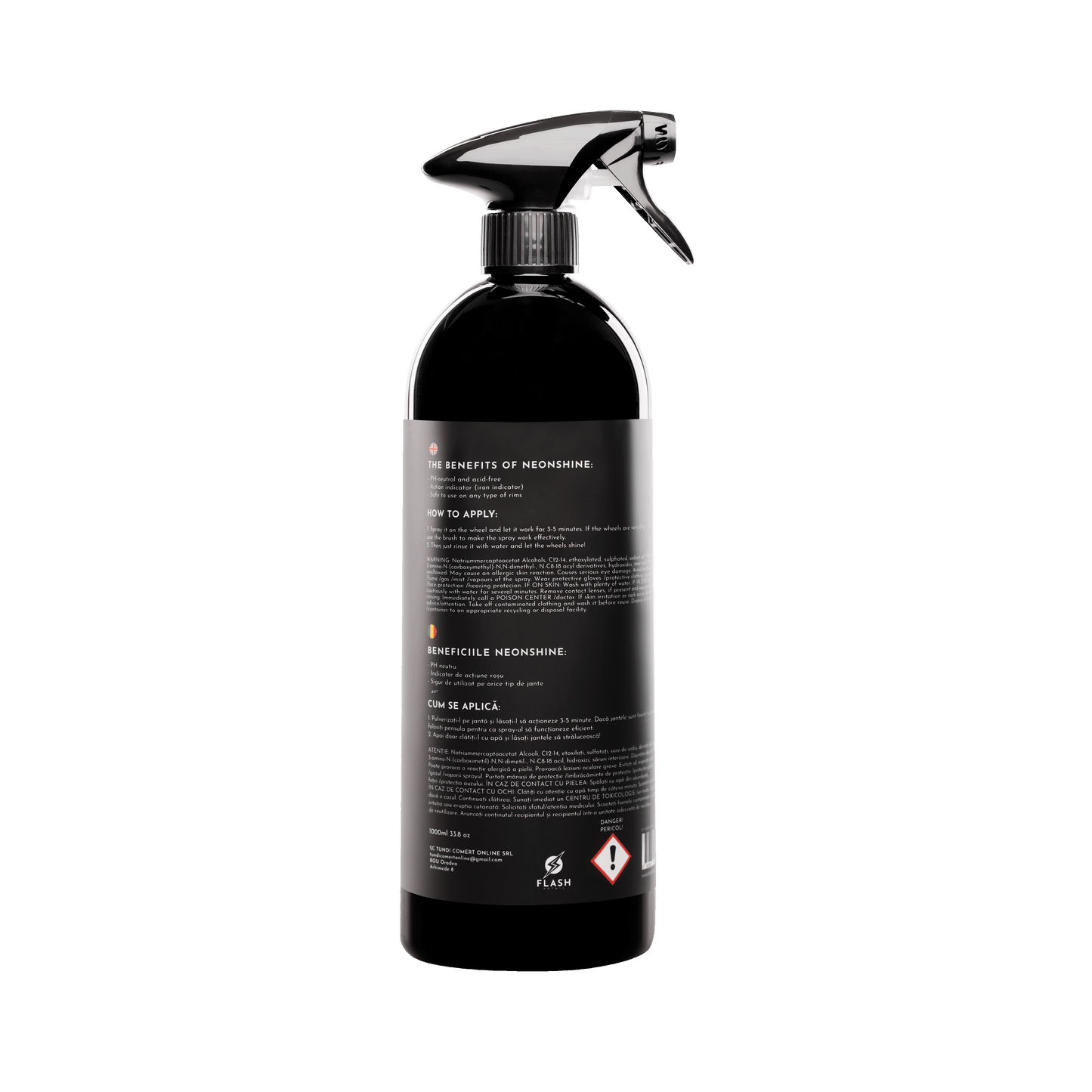 NEONSHINE pH-neutraler Felgenreiniger 1000 ml Vorderseite