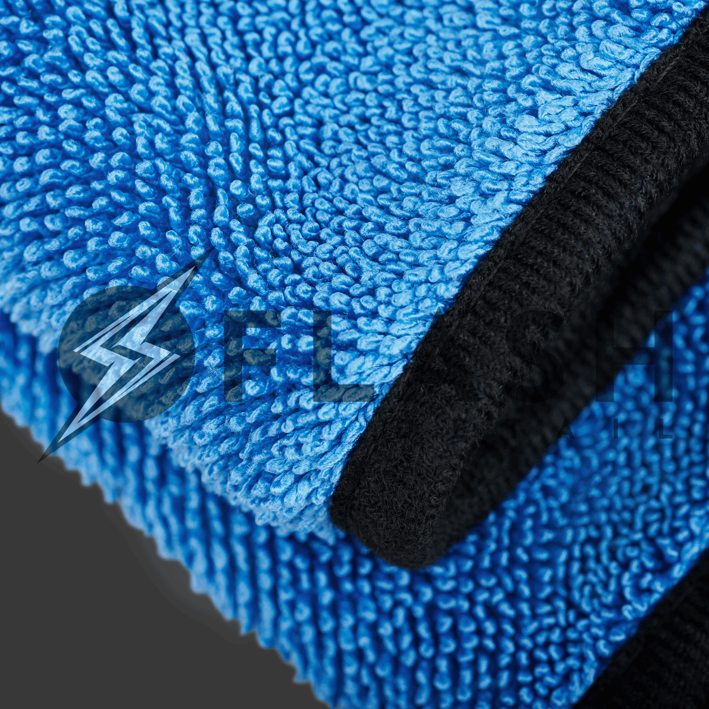 Twisted-Loop Mikrofaser Struktur 850 GSM Detailaufnahme