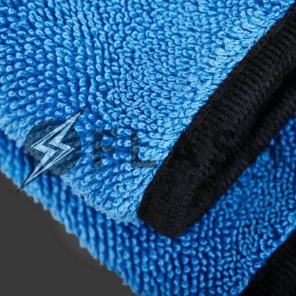 Twisted-Loop Mikrofaser Struktur 850 GSM Detailaufnahme